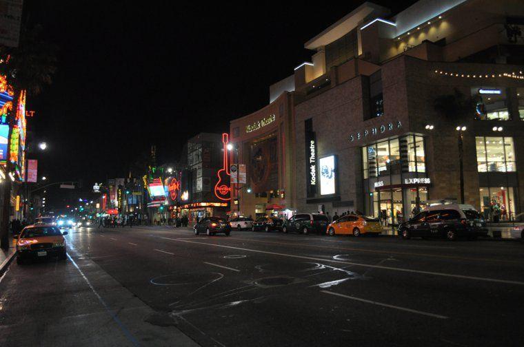 A Los Angeles passage obligé par Hollywood Boulevard et le Kodak Theatre ou se déroule chaque année la cérémonie des Oscars