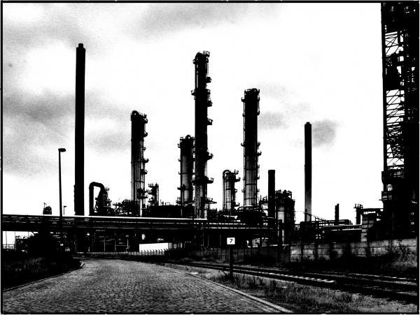 L'usine pétrochimique d'Anvers 