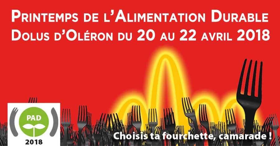 Printemps de l'Alimentation Durable 2018 à Dolus d'Oléron