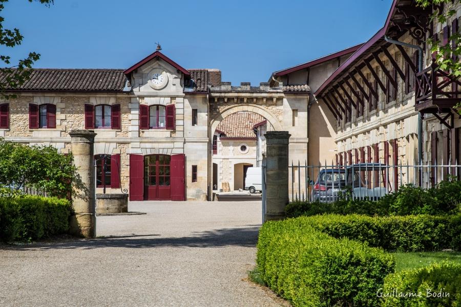 The entry of Chateau Pontet-Canet.