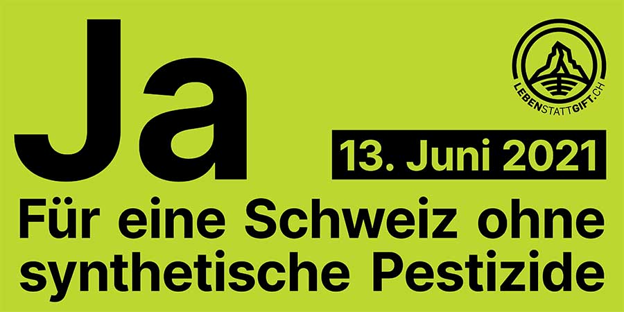 JA für eine Schweiz ohne synthetische pestizide