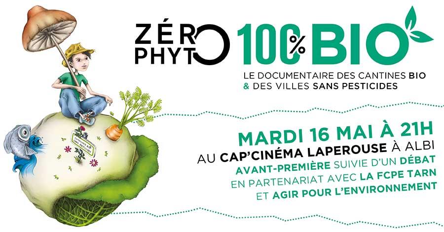 Avant-première de Zéro Phyto 100% Bio le mardi 16 mai 2017 à Albi