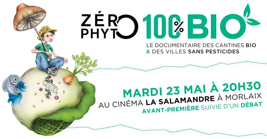 Avant-première de Zéro Phyto 100% Bio le mardi 23 mai 2017 à Morlaix
