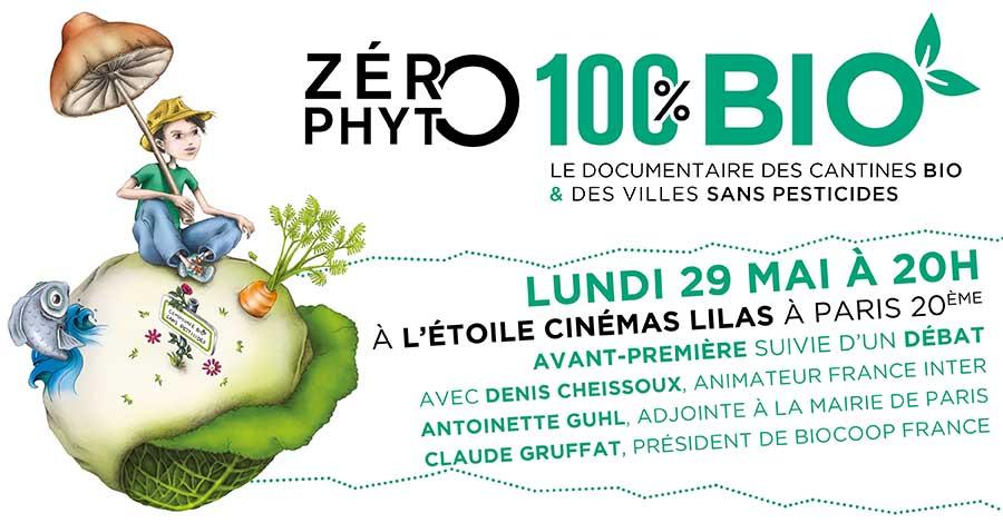 Avant-première de Zéro Phyto 100% Bio le lundi 29 mai 2017 à Paris
