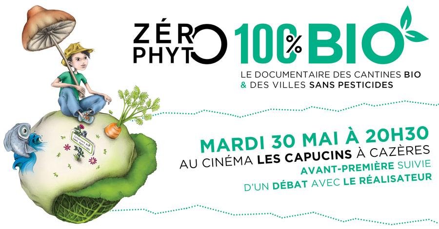 Avant-première de Zéro Phyto 100% Bio le mardi 30 mai 2017 à Cazères-sur-Garonne