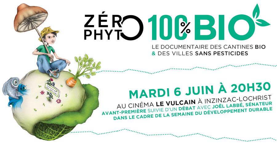 Avant-première de Zéro Phyto 100% Bio le mardi 6 juin 2017 à Inzinzac-Lochrist