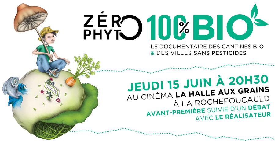 Avant-première de Zéro Phyto 100% Bio le jeudi 15 juin 2017 à La Rochefoucauld