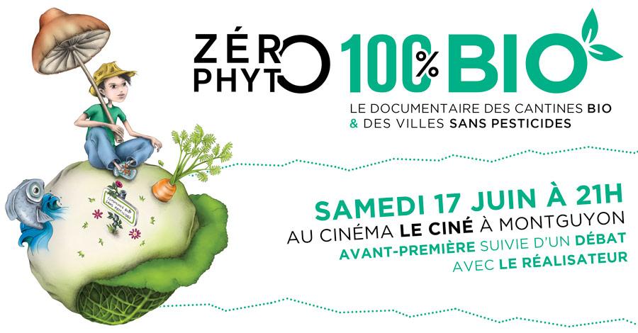 Avant-première de Zéro Phyto 100% Bio le samedi 17 juin 2017 à Montguyon