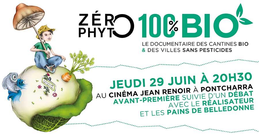 Avant-première de Zéro Phyto 100% Bio le jeudi 29 juin 2017 à Pontcharra