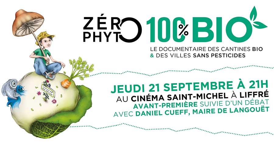 Avant-première de Zéro Phyto 100% Bio le jeudi 21 septembre 2017 à Liffré