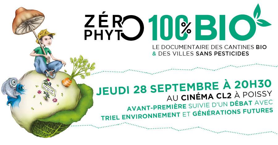 Avant-première de Zéro Phyto 100% Bio le jeudi 28 septembre à Poissy
