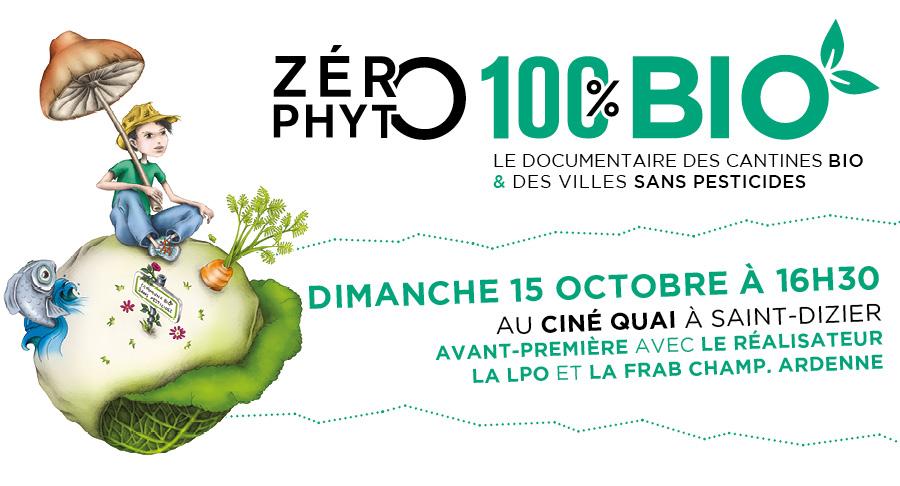 Avant-première de Zéro Phyto 100% Bio le dimanche 16 octobre à Saint-Dizier
