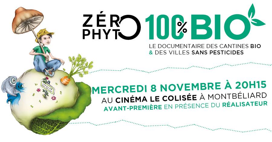 Avant-première de Zéro Phyto 100% Bio le mercredi 8 novembre à Montbéliard