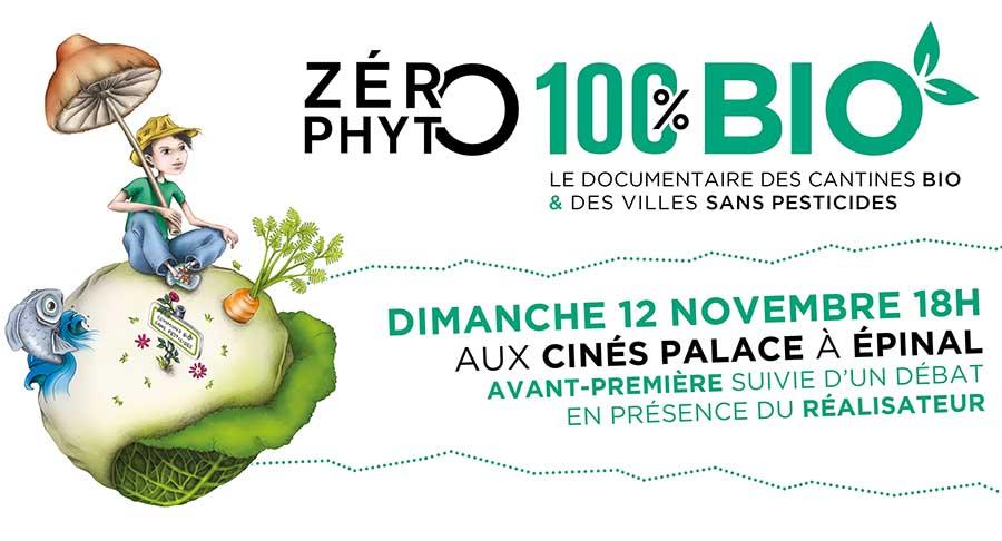 Avant-première de Zéro Phyto 100% Bio le dimanche 12 novembre à Épinal