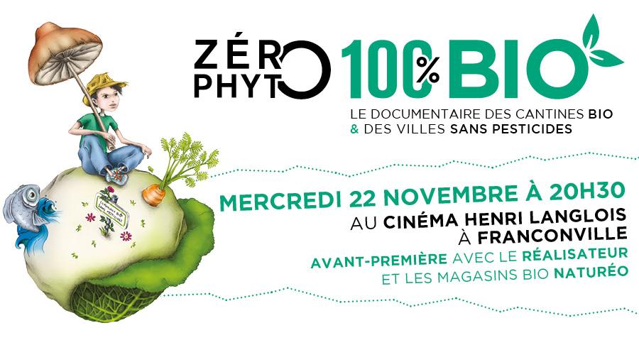 Avant-première de Zéro Phyto 100% Bio le mercredi 22 novembre à Franconville