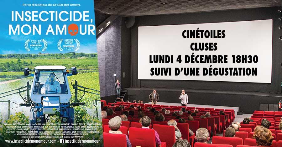 Projection de Insecticide Mon Amour au Cinéma Cinétoiles de Cluses le lundi 4 décembre 2017