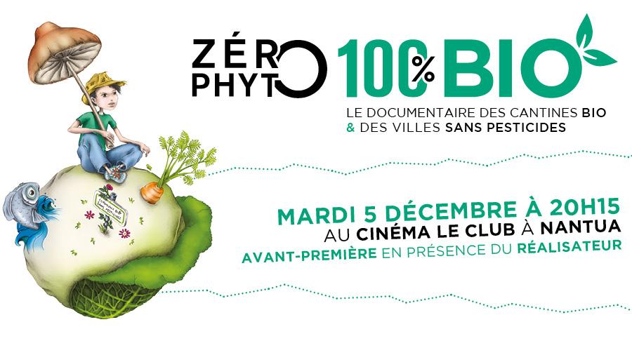 Avant-première de Zéro Phyto 100% Bio le mardi 5 décembre 2017 à Nantua