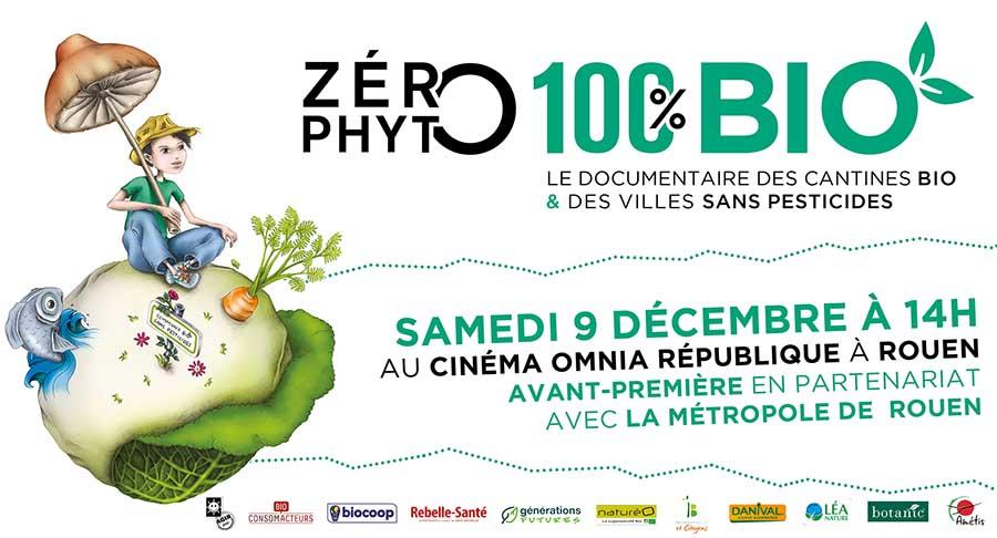 Avant-première de Zéro Phyto 100% Bio le samedi 9 décembre 2017 à Rouen