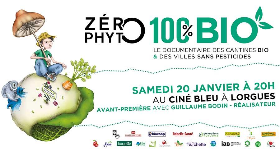 Avant-première de Zéro Phyto 100% Bio le samedi 20 janvier 2018 à Lorgues