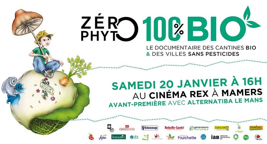 Avant-première de Zéro Phyto 100% Bio le samedi 20 janvier 2018 à Mamers