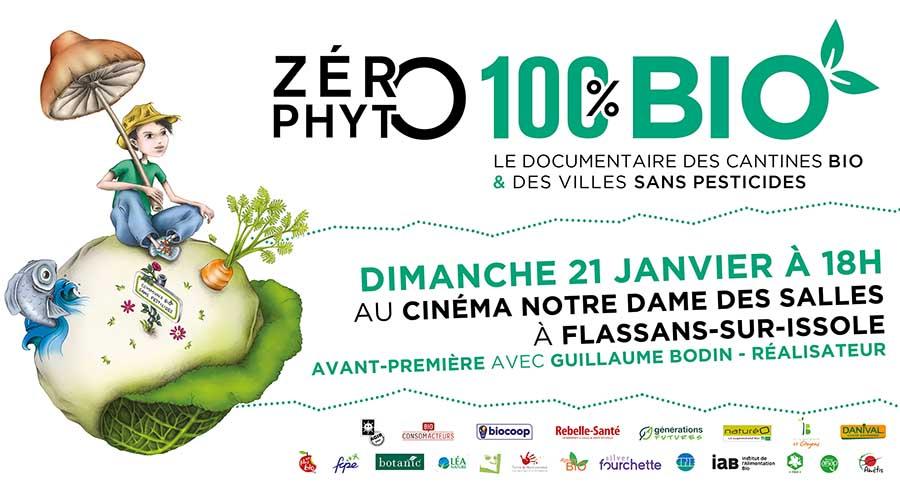 Avant-première de Zéro Phyto 100% Bio le dimanche 21 janvier 2018 à Flassans-sur-Issole
