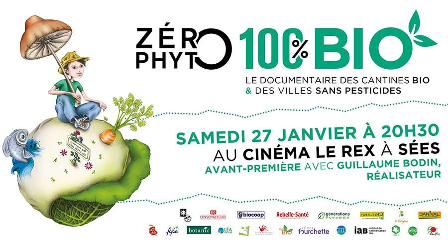 Avant-première de Zéro Phyto 100% Bio le samedi 27 janvier 2018 à Sées.
