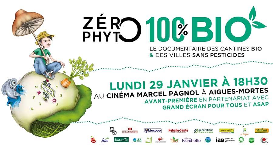 Avant-première de Zéro Phyto 100% Bio le lundi 29 janvier 2018 à Aigues-Mortes