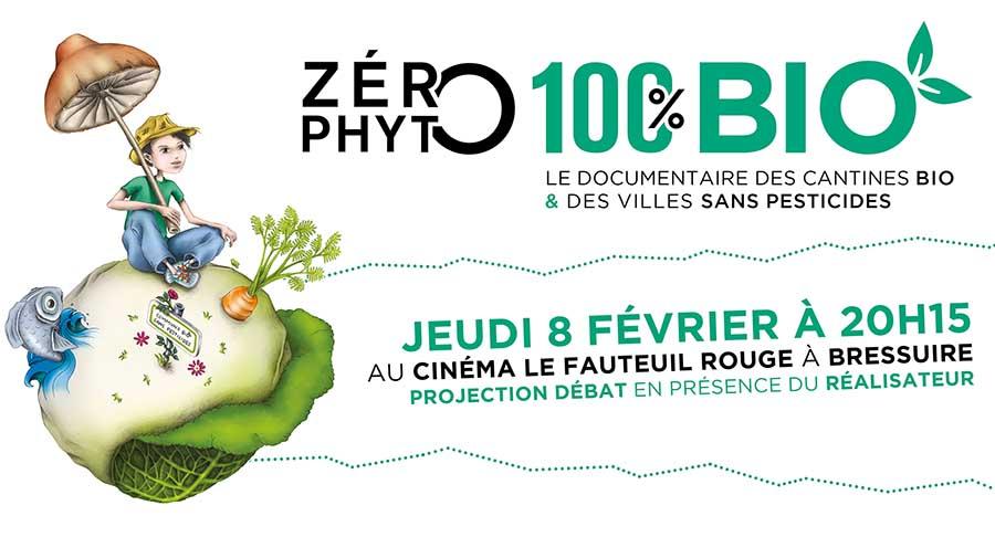 Projection-débat de Zéro Phyto 100% Bio le jeudi 8 février 2018 à Bressuire