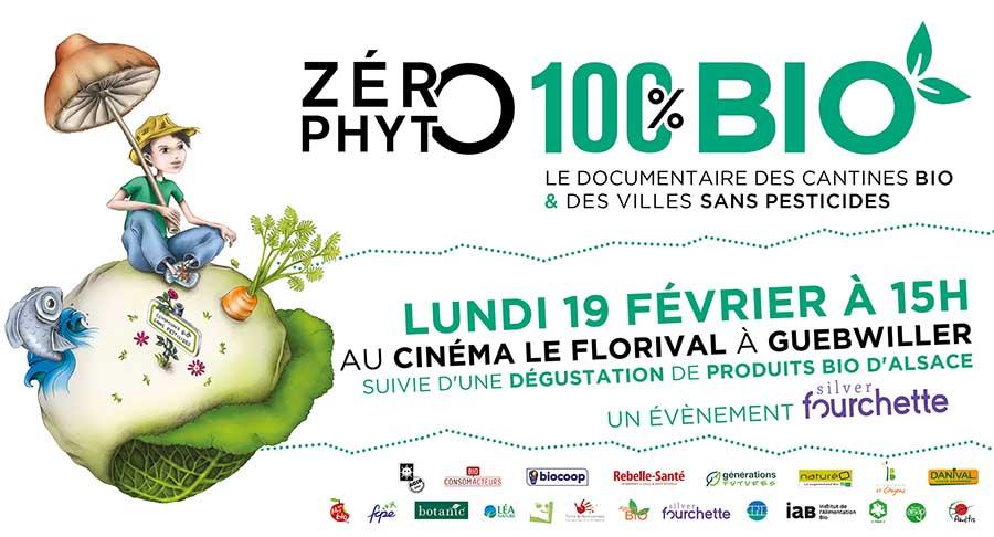 Projection-débat de Zéro Phyto 100% Bio le lundi 19 février 2018 à Guebwiller