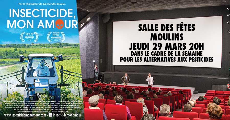 Projection de Insecticide Mon Amour le jeudi 29 mars 2018 à Moulins