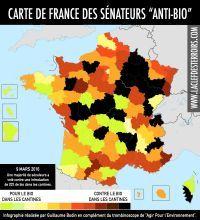 Carte - Mais où sont les senateurs Anti-Bio ?