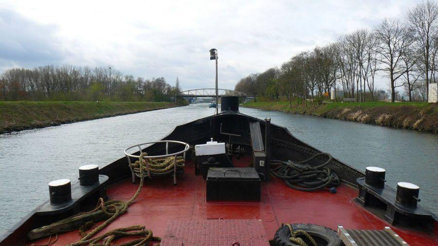 A bord d'une péniche