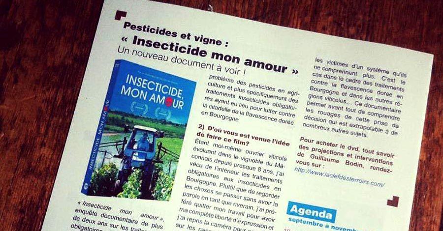 Pesticides & Vigne : « Insecticide mon amour »… en DVD