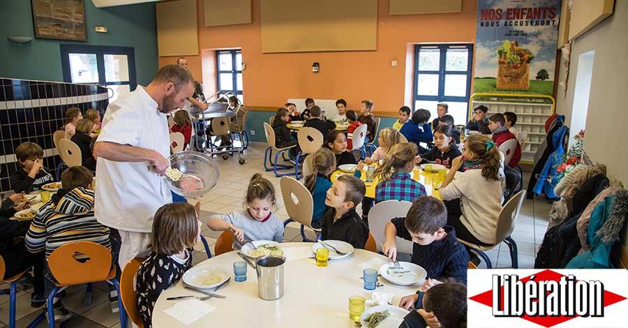 Cantine Bio à Barjac dans Libération